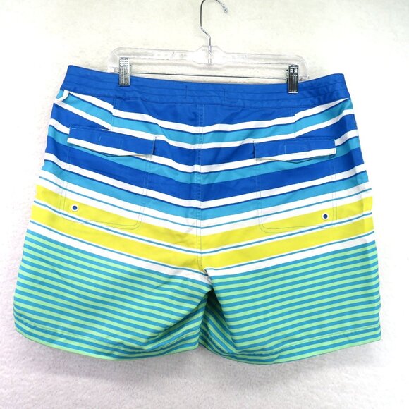 Original Penguin Swim Trunks Mens 38 Board Shorts Mesh Lined Pockets Swimwear - Picture 3 of 8